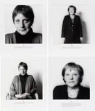 Herlinde Koelbl, Angela Merkel, 1991 und 2006, 4 Gelatinesilberabzüge