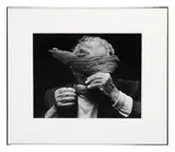 Stefan Moses, Hans Hartung (Aus: "Künstler machen Masken"), 1982, Gelatinesilberabzug