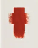 Arnulf Rainer, Ohne Titel, Farbradierung auf Bütten