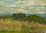 Robert Sterl, "Landschaft mit Kornfeld"