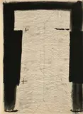 Ohne Titel by Antoni Tàpies, 1966, Farblithografie auf Sala Gaspar (Wasserzeichen), sold Jun 2019