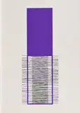 Ohne Titel (Aus: "Caroni") by Jesús Rafael Soto, Farbserigrafie auf Velin, sold Jun 2019