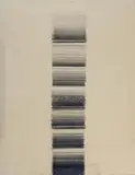 Heinz Mack, Ohne Titel, 1965, Schwarze Fettkreide auf Velin