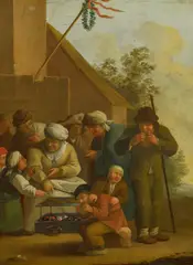 Auktion 444, Los 28 by Niederländische Schule, Öl auf Holz, sold Jan 2020