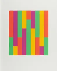 Ohne Titel by Max Bill, 1979, Farbserigrafie auf Velin, sold Sep 2019