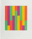 Max Bill, Ohne Titel, 1979, Farbserigrafie auf Velin