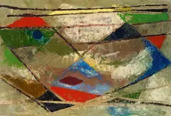 Auktion 432, Los 687 by Wilhelm Imkamp, 1957, Öl auf Karton, sold Jun 2019