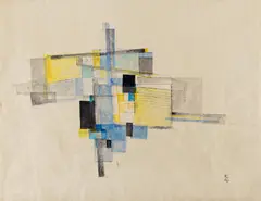 Kurt Levy, Auktion 432, Los 717, 1960, Aquarell und Kohle auf Japan