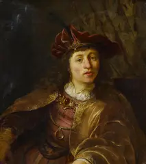 Rembrandt-Schule, Bildnis eines vornehmen jungen Herren, Öl auf Leinwand