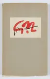 Georg Meistermann, Graphik, 1953, 8 Farblithografien auf Velin in Buchband montiert