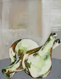 Bahman Mohasses, Ohne Titel (Stillleben), 1972, Öl auf Leinwand