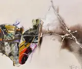 Che Chuang, Ohne Titel (Landschaft), 1988, Öl und Acryl auf Leinwand