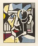 Roy Lichtenstein, Dr. Waldmann, 1980, woodcut in colors on Arches Cover