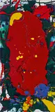 Dense and Now by Sam Francis, 1989, Acryl auf Leinwand, sold May 2019