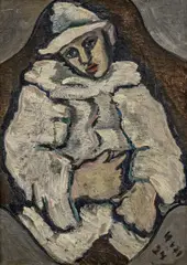 Helmut Kolle, Arlequin, 1924, Öl auf Leinwand