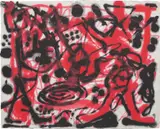 A. R. Penck, Ohne Titel, 1990-92, gouache on paper