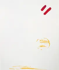 Michael Krebber, DEP-MK-0037, 2017, acrylic on canvas