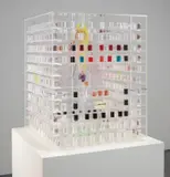 David Altmejd, La chambre d'hôte, 2010, Plexiglas, metal wire, thread, acrylic paint and acrylic gel