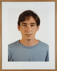 Portrait (J.Blum) by Thomas Ruff, 1989, c-print, in artist's frame, sold Oct 2020