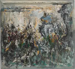 Wang Yigang, Landscape N 59, 2014, oil on canvas, in artist's frame