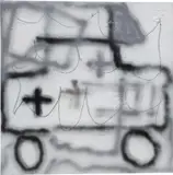 Robert Nava, Smoke Tint, 2017, spray paint, marker and acrylic on canvas