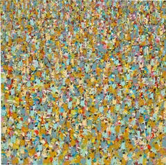 Ablade Glover, People, 2018, oil on canvas