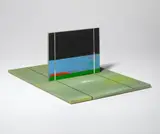 Harold Ancart, Untitled, 2017, oil stick on plywood