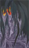 Chris Ofili, Christmas Eve (Black Palms), 2007, oil and charcoal on linen