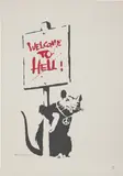 Welcome to Hell by Banksy, 2004, screenprint on wove paper, sold Dec 2020