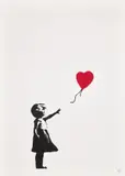 Girl with Balloon by Banksy, 2004, screenprint on wove paper, sold Dec 2020