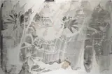 Robert Rauschenberg, Lake Lust (Night Shade), 1991, tarnish and silkscreen ink on brushed aluminium