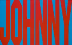 Sarah Morris, Johnny, 1995, household gloss paint on canvas