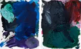Josh Smith, Two works: (i) Abstract ; (ii) Abstract, 2007, oil on canvas