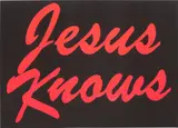 Sarah Morris, Jesus Knows, 1994, acrylic on canvas