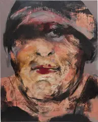 Malta by Lita Cabellut, 2006, oil on canvas, sold Dec 2020
