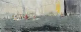 Nick Goss, THEY ALONE SURVIVED, 2008, oil, mixed media and resin on canvas