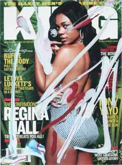 Schema; Aquafresh plus Crest with Whitening Expressions (Regina Hall) by Kelley Walker, 2006, CD-Rom and digital print on archival paper, sold Dec 2020