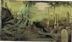 Study for Nougat 4 by Adrian Ghenie, 2010, paper collage on paper, sold Dec 2020