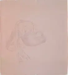 Stefano Arienti, Senza Titolo, 1996, eliocopy and drawing on tracing paper
