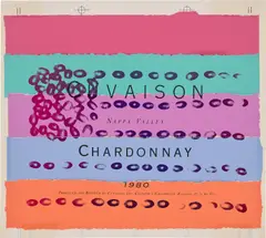 Wine Label by Andy Warhol, 1980, screenprint and paper collage on board, sold Dec 2020