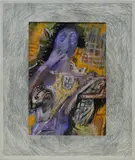 Sandro Chia, 12 Juglio, tempera and graphite on paper, in artist's frame
