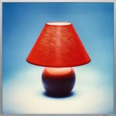 Mathieu Mercier, Lampe, 2001, Ilfordchrome transparency in lightbox