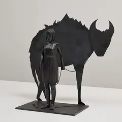 Yasam Sasmazer, Taming the Darkness, 2015, bronze