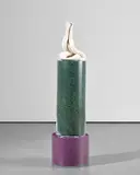 Laura Aldridge, Not my elbow IV, 2014, ceramic, glass, rice and dye