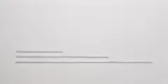Stanley Brouwn, 1 foot 2 feet 3 feet, 1989, aluminium lath, in 6 parts