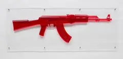Mauro Perucchetti, AK 47, 2005, acrylic