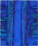 Marcello Lo Giudice, Eden Blu, 2018, oil and pigment on canvas