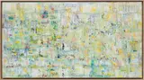 Sassan Behnam-Bakhtiar, Eternal Garden, 2019, oil on canvas, in artist's frame