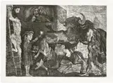 Pablo Picasso, La Minotauromachie, 1935, Etching and engraving with scraper, on laid Montval paper with watermark, with full margins (deckle on all sides)