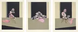 Francis Bacon, Triptyque Août 1972 (after, Triptych August 1972), 1979, The complete set of three lithographs in colours, on Arches paper, with full margins